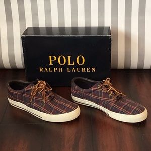 POLO Ralph Lauren Vaughn, size 8D, Maroon/Navy